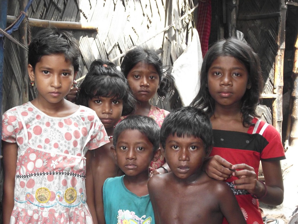 05.Children in a Calcutta slum