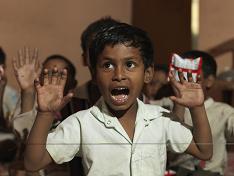 Child in Sugra's class