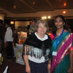 Dr Helen Roberts, ophthalmologist, director of the Calcutta Leprosy Mission Hospital and Márta Riskóné Fazekas, head of the Hungarian Leprosy Mission.